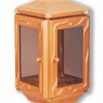 Καντήλι Αλουμινίου Χρώμα Μπρονζέ Mάτ 35 x 15,5 cm