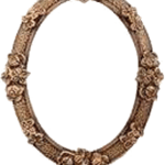 Κορνίζα Οβάλ Τριανταφυλλάκι με Βάση 13 χ 18 εκ.