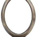 Κορνίζα Αντικέ Οβάλ ΝΤ με Βάση 13 χ 18 εκ.