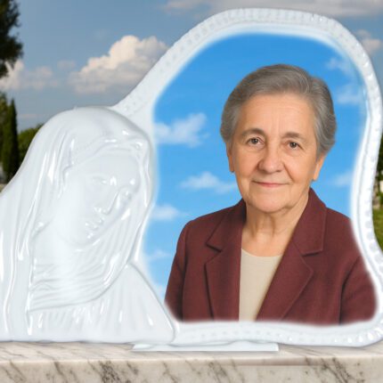 Εκτύπωση φωτογραφίας σε πορσελάνη για μνήμα με αντοχή στο χρόνο