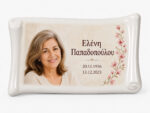 Πορσελάνη πάπυρος μνημείου με φωτογραφία, όνομα και ημερομηνίες