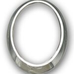 Κορνίζα Οβάλ Αλουμινίου  13 χ 18 εκ.